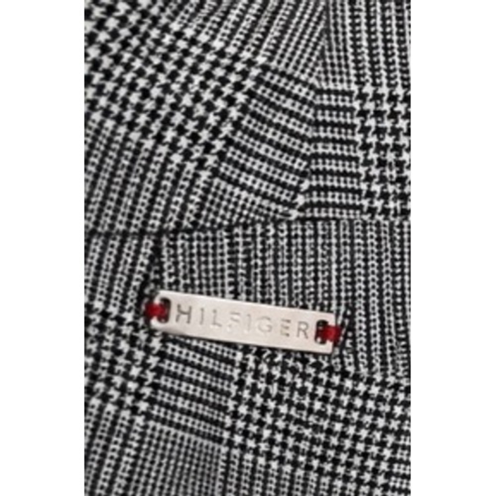 Tommy Hilfiger Womens Glen Plaid Dress Pants Grey Black White Size 8 Straight - Picture 3 of 6